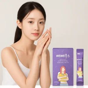 팁스헬시 14일 원조 빼빼주스 클렌즈 블루베리 1박스 14포