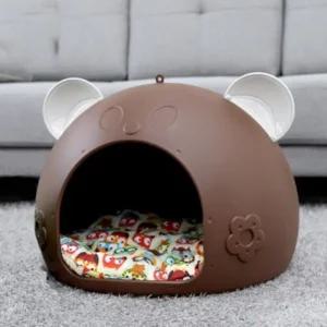 펫전용 동굴형하우스 방석포함 U111570 강아지집
