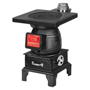 주물 화목난로 가정용 난로 두꺼운 탄소 겸용 절전 주철 캠핑난로 화목난로연통 연탄 나무