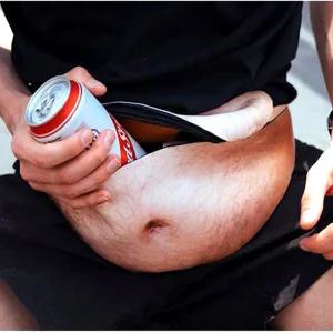 뱃살 힙색 웃긴 선물 쓸데없는 쓸모없는 킹받는 재밌는 가방 재미있는 쓸없선 필요없는 무쓸모