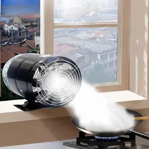 창문 환풍기 가정용 이동식 흡입기 후드 연기 고기