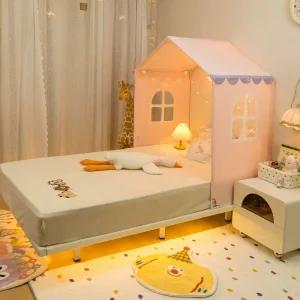 침대 캐노피 공주 텐트 방 장식 돔 북유럽 스타일 아이방 공주방 침실