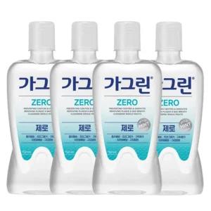 가그린 제로 구강청결제 750ml x 4개+100ml