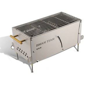 꼬치 화로 그릴 바베큐 색상 스테인리스 꼬치구이기계 캠핑용 야키 숯불 싱글