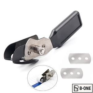 ALIWRAP 안전 더블 헤드 비닐 커터 나이프 자동차 랩 필름 페이퍼백 슬리 터 탄소 스티커 금속 블레이드가