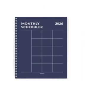 다흰 2026년 A4 먼슬리 스케줄러 날짜형스케줄러