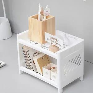 미니 선반 정리대 수납 메쉬 디자인 책상 선반 정리대 주방 욕실수납선반 플라스틱 논슬립 수납함 다용도