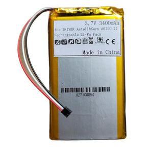 IRIVER Astell & Kern ak120 II 플레이어 용 3400mAh 배터리 2 새로운 리튬 폴리머 충전식 팩 교체 3.7V