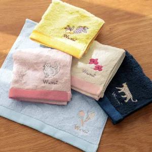 Wpc.손수건 뽀송뽀송 원포인트 자수 손수건 H15-204