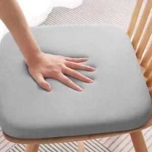 메모리 폼 의자 방석 기내용 사무실 학생용 실크 메모리 폼 방석 고탄성 휴대용 통기성 사계절 운전석 차량