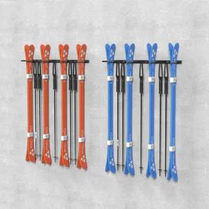 스키 거치대 스노우보드 걸이 보관함 블랙 스키화 보관대