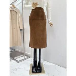 [갤러리아] [ab.f.z]스웨이드 H라인 스커트(ATA1HS36A)