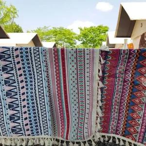 캠핑 감성 테이블보 피크닉 야외 테이블보 패브릭 방수