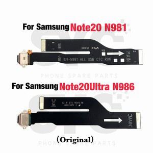 Samsung Note 20 Ultra 5G USB 충전 보드 독 포트 플렉스 케이블 수리 부품 용 원본