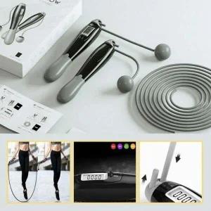 디지털 줄넘기 카운터 탑재 실내외 유산소 운동기구 LCD 모드 자동계수