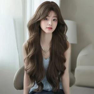 키라비 가발 여성 통가발 허니 웨이브 포레스트 80cm KPE0513