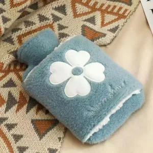 핫팩주머니 휴대용손난로 온수팩 보온 러브클로버 찜질팩커버 미니핫팩 핸드형 온수찜질팩 핫팩 물주머니 찜질물주머니 보온주머니