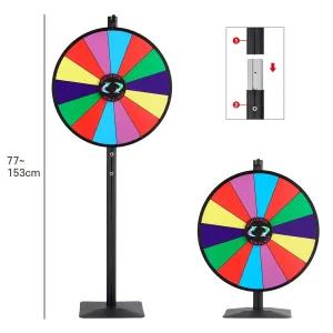 풍선대통령 대형 룰렛 60cm 이벤트 원판돌리기 돌림판/학교/유치원/학원/행사/축제/복권/긁기/뽑기/게임/응