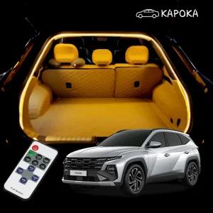 2024년형 더뉴투싼 NX4 무선리모콘 국산 LED바 식빵등 트렁크 실내 무드등 1Way(LED+DIY키트) 5M웜화이차량