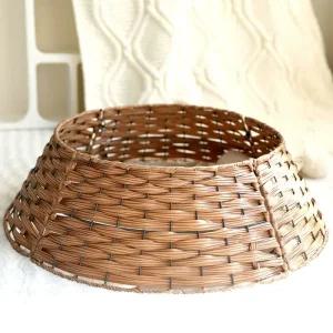 라탄 트리스커트 다리가리개 대형 덮개 트리바스켓 바구니