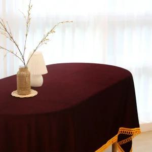 벨벳테이블보 식탁보 대형 덮개 전시 졸업 입학 벨벳식탁보 행사용 테이블 덮개 커버 책상보 6인용
