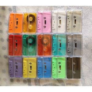 공테이프 60분 컬러 멀티 카세트테이프 편리하게 노래 Y6U6 오디오 1PC 티칭 그린