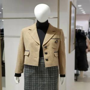 [에꼴드파리] (미센스)울 싱글 숏 재킷 103CMB4YJKM103C