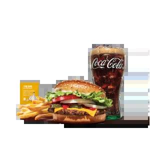 버거킹 치즈와퍼 주니어+코카콜라(R)+쉐이킹프라이 구운갈릭