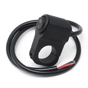 라푼 부품 7/8인치 오토바이 핸들바 스위치 12V 방수 ATV 알루미늄 합금 토글 안개등 헤드 라이트 전기 시스템(22mm)용