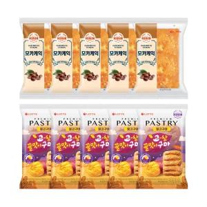 프리미엄패스츄리 꿀고구마 90g x5+모카케익 90g x5