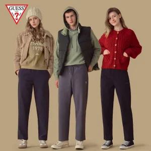 게스(GUESS) 트리코트 기모 팬츠 3종(남여공용)