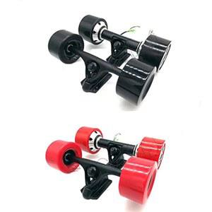 전동 스케이트보드 롱보드 부품용 70mm 더블 드라이브 스쿠터 허브 모터 구동 키트 - (전압(V): 빨간색)