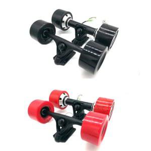 다비투 DC 모터 - 전동 스케이트보드 롱보드 부품용 90mm 더블 드라이브 스쿠터 6364 허브 구동 키트 (전압(V): 빨간색)