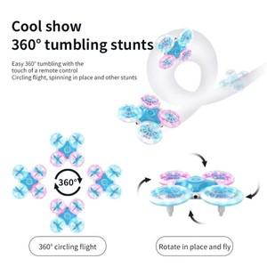 미니 소형 RC 드론 UFO 플래시 3D 플립  라이트 리모컨 헬리콥터 비행기 쿼드콥터 크리스마스