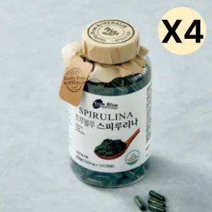 마더네스트 트루블루 스피루리나 슈퍼푸드 500p X4