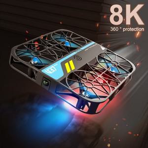 4DRC V37 카메라가 장착된  미니 소형 8K 드론 4K HD 휴대  WiFi FPV Dron 포켓 Rc 헬리콥터 Quadcopter 가