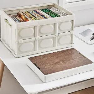 우드 폴딩 캠핑 테이블박스 1p 소형 베이지