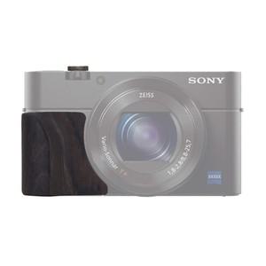 솔리드 우드 핸들 호두 흑단 로즈우드 셔터 버튼 카메라 소니 호환 RX100 블랙 카드 M7 미끄럼 방지 M4