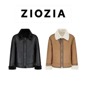 [롯데백화점]리얼지오지아 페이크 레더&스웨이드 무스탕 ADF4FP1806.HH