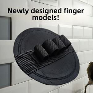 둥근 케이크는 통증이 없고 아프지 않습니다. 진흙 문지르기 유물, 목욕 및 장갑 수건