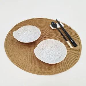 [셀러에이드]벚꽃무늬 일본그릇 _ 튀김그릇(덴다시) 4p 종지 그릇세트 식기세트