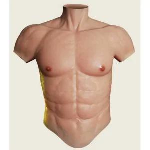 몸짱 인조 복근 패드 남성 남자 실리콘 몸통 코스튬