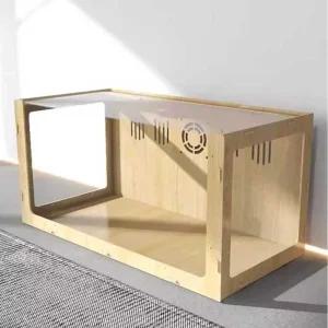 햄스터 케이지 투명 놀이터 고슴도치 리빙박스 키우기