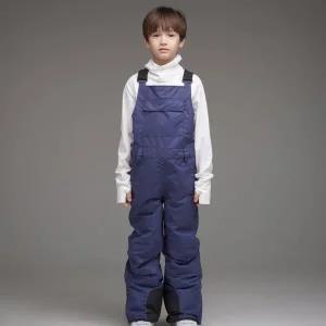 [데이빗앤케이트]주니어 초등학생 스키바지 빕 네이비