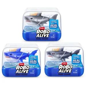 로보얼라이브 로보샤크 상어 로봇 물고기 아쿠아리움 목욕 놀이 장난감