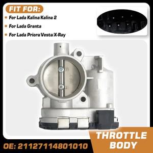 Lada Granta 용 스로틀 바디 어셈블리 Kalina Priora Vesta XRay 밸브 가속 21127114801010