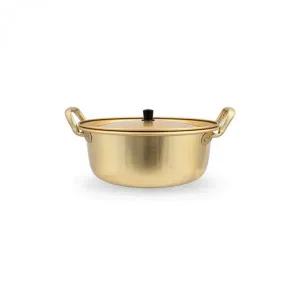 [골드스마일]노란 양은 업소용 냄비