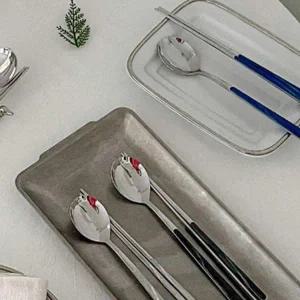 컬러 수저 숟가락 젓가락 감성 주방용품