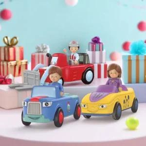 나비타 토디스 인형 미니 장난감 피규어 자동차 모형 블럭놀이 연결 어린이 조립 미니카