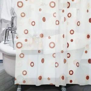[골드스마일]반투명 욕실 샤워커튼 도트 무늬 방수 화장실 커튼